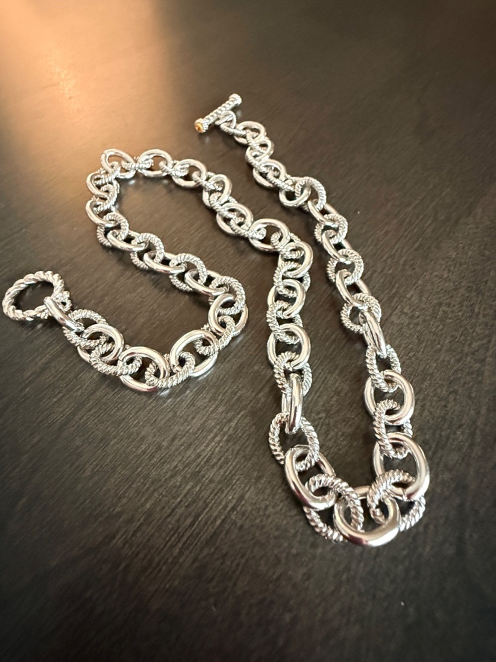 Judith Ripka Heavy Rolo Chain 20” - Picture 5 of 12